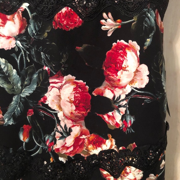 🌺🌼Chelsea28 Blk Foxie Floral Fit & Flare Mini Dress - Picture 9 of 14